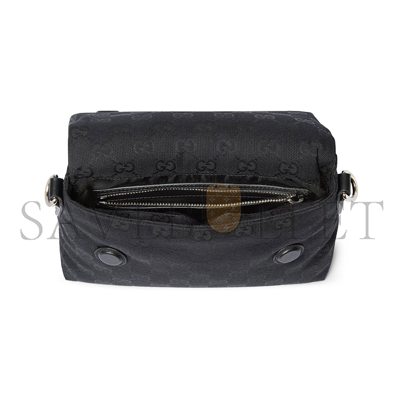 G*u*i small gg crossbody bag with web 821617 (19*15*7cm)